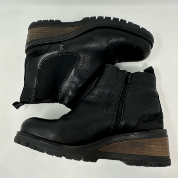 Bull Boxer Wedge Leather Ankle Boots - Picture 6 of 10